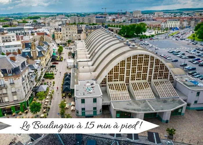 Lejlighed L'eclat Champenois - Terrasse-gare-arena *