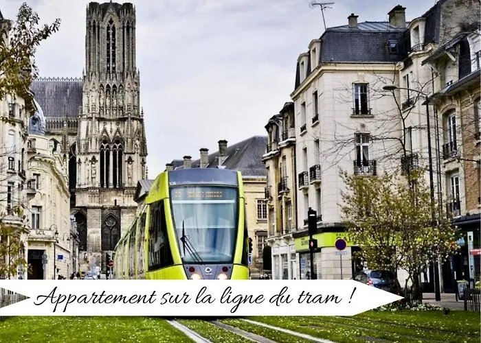L'eclat Champenois - Terrasse-gare-arena Lejlighed Reims