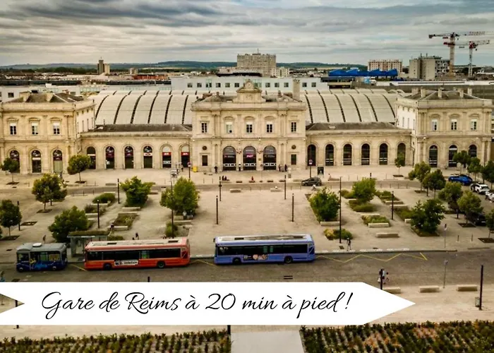 Lejlighed L'eclat Champenois - Terrasse-gare-arena *