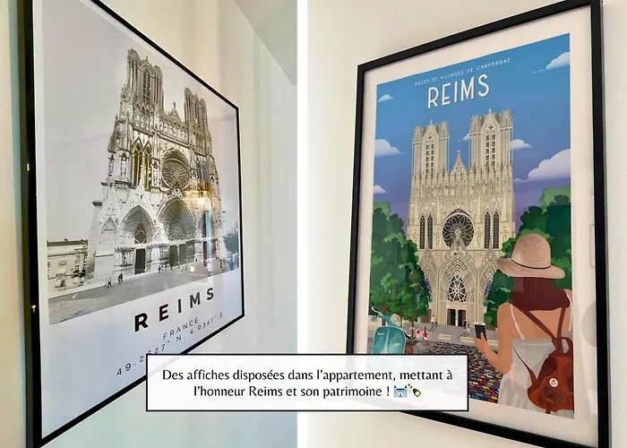 Lejlighed L'eclat Champenois - Terrasse-gare-arena Reims