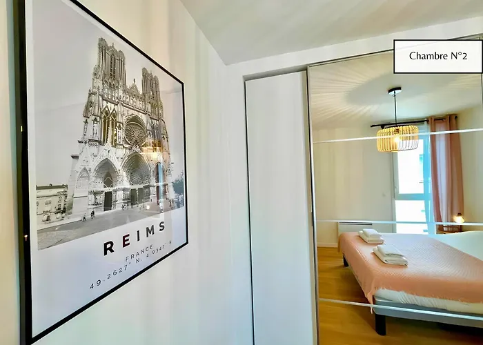 Lejlighed L'eclat Champenois - Terrasse-gare-arena Reims